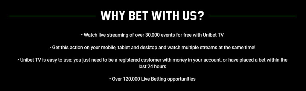 Why Unibet